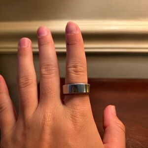 Oura Ring Generation 3 Heritage Silver Size 8